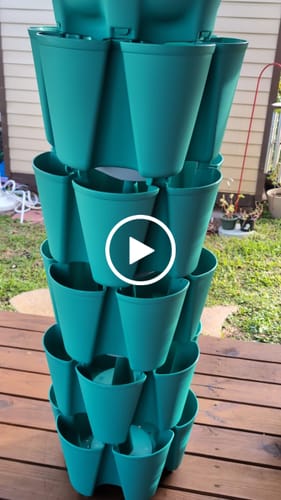 Customer video review of GreenStalk 5 Tier Vertical Planter