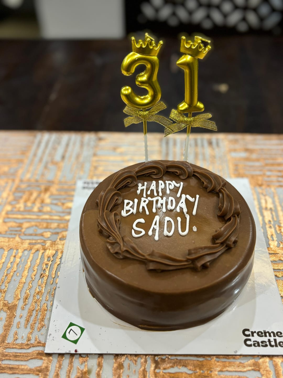 Customer photo review of Classical Dairy Milk Cake