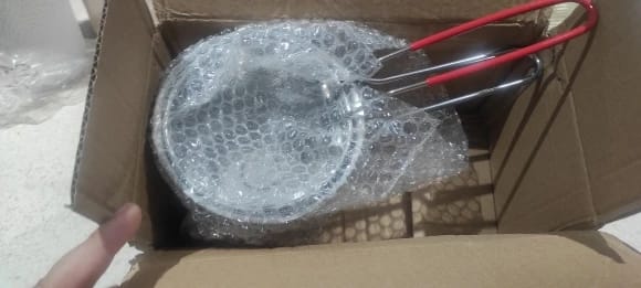 Customer photo review of Multifunctional Deep Fryer With Frying Basket