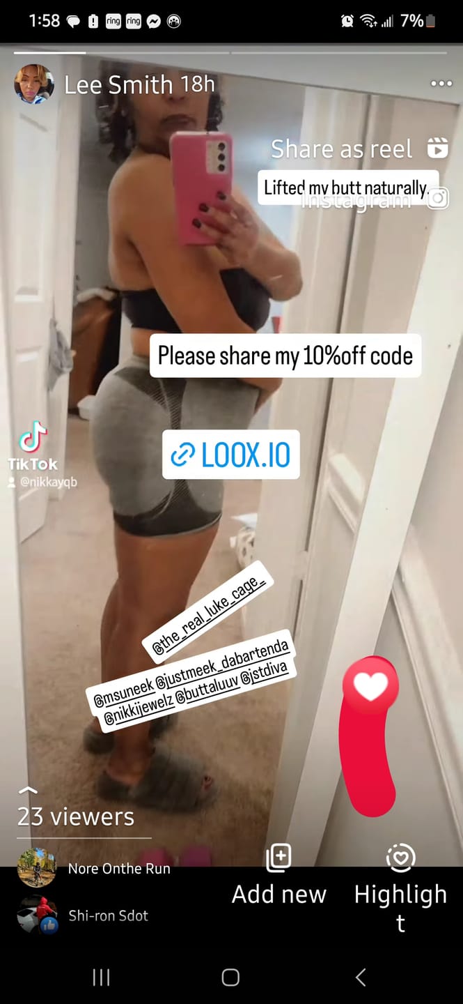Customer photo review of "Big Booty Judy" Butt & Hip Enhancement Cream