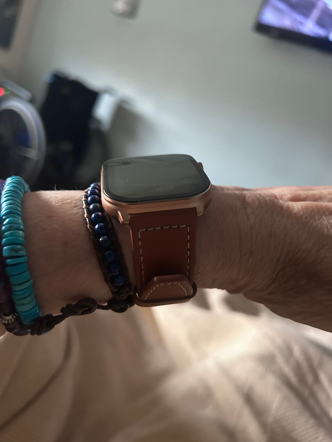 Customer photo review of Brown Leather Loop