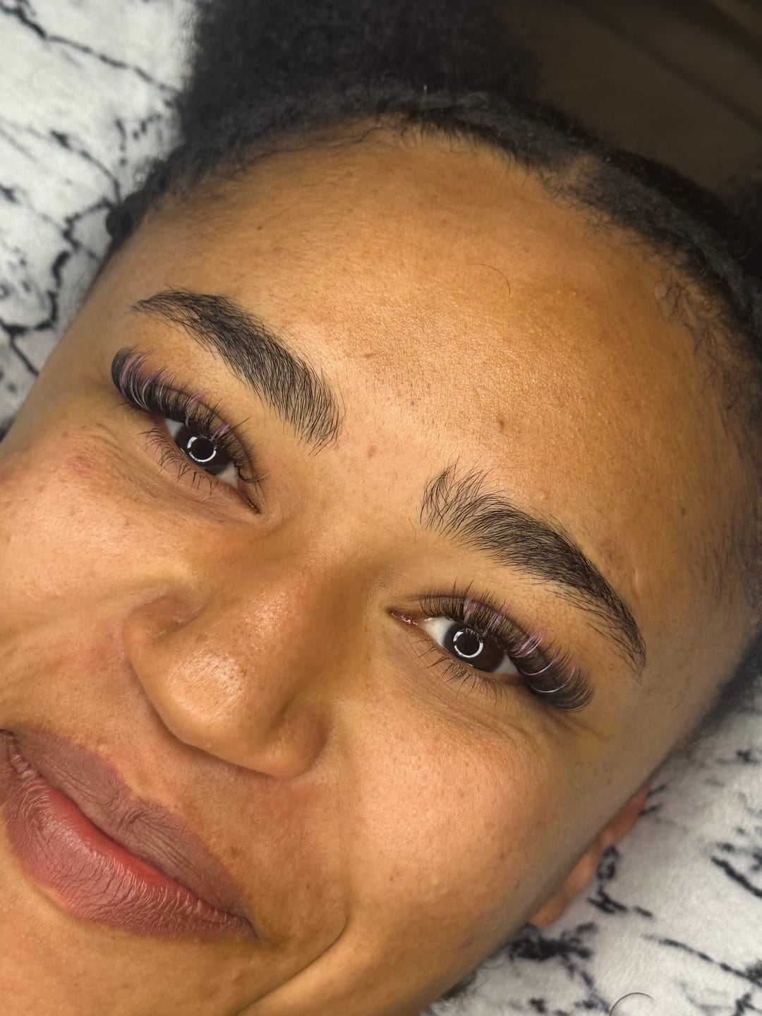 Customer photo review of Self Fanning Lash