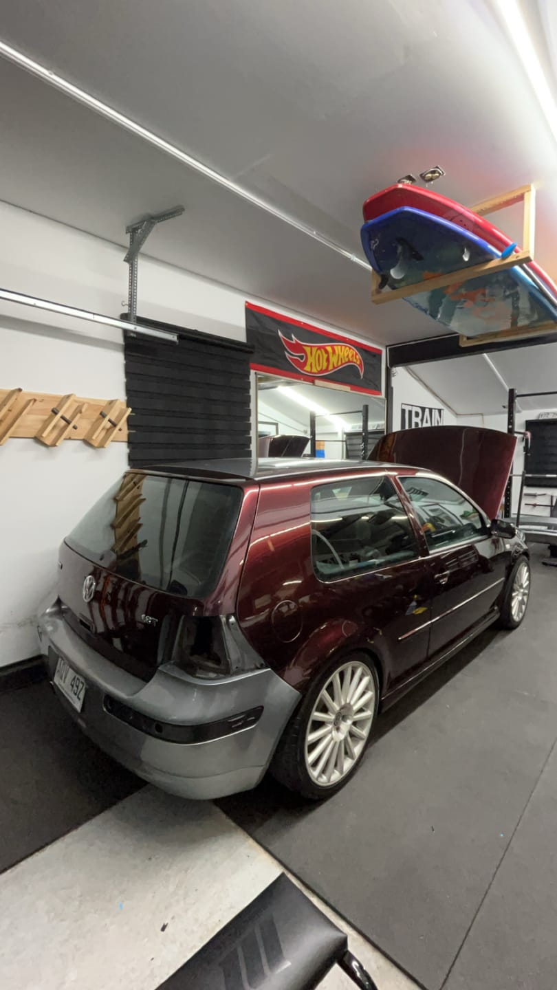 Customer photo review of Glossy Metallic Black Rose Vinyl Wrap