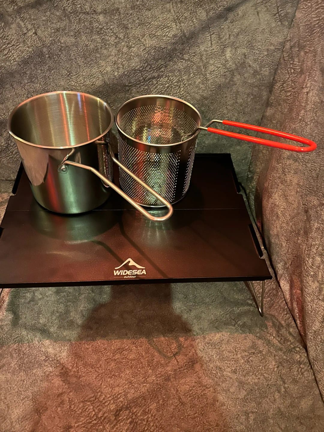 Customer photo review of Multifunctional Deep Fryer With Frying Basket