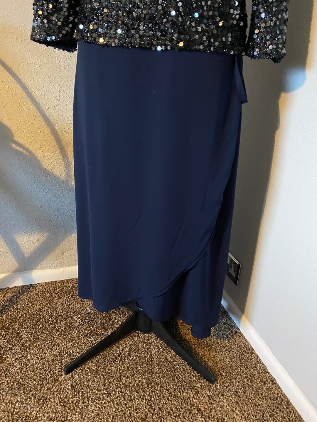 Customer photo review of Plain Peachskin Fabric