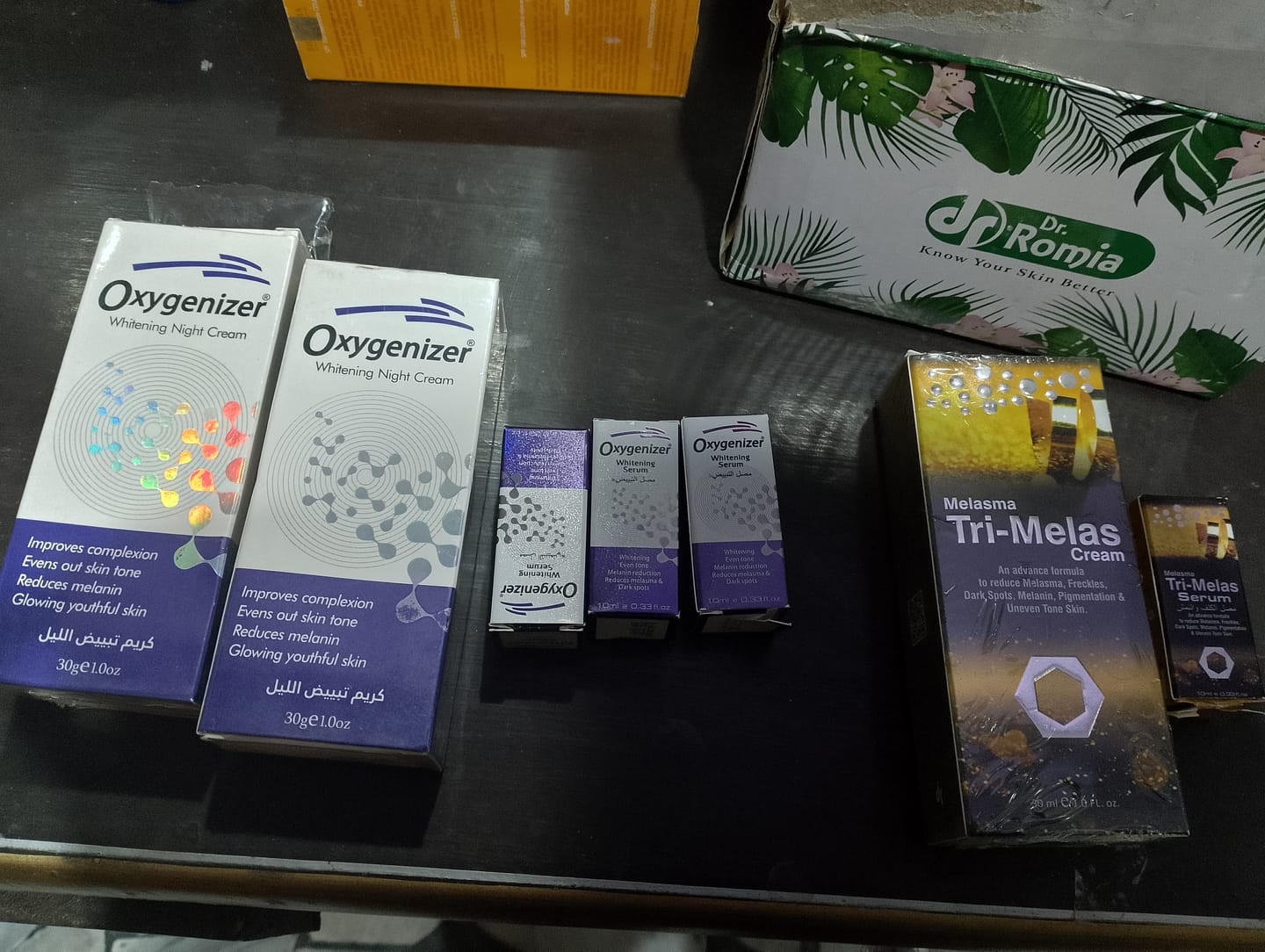 Customer photo review of Oxygenizer Whitening Night Cream - 2 Pack