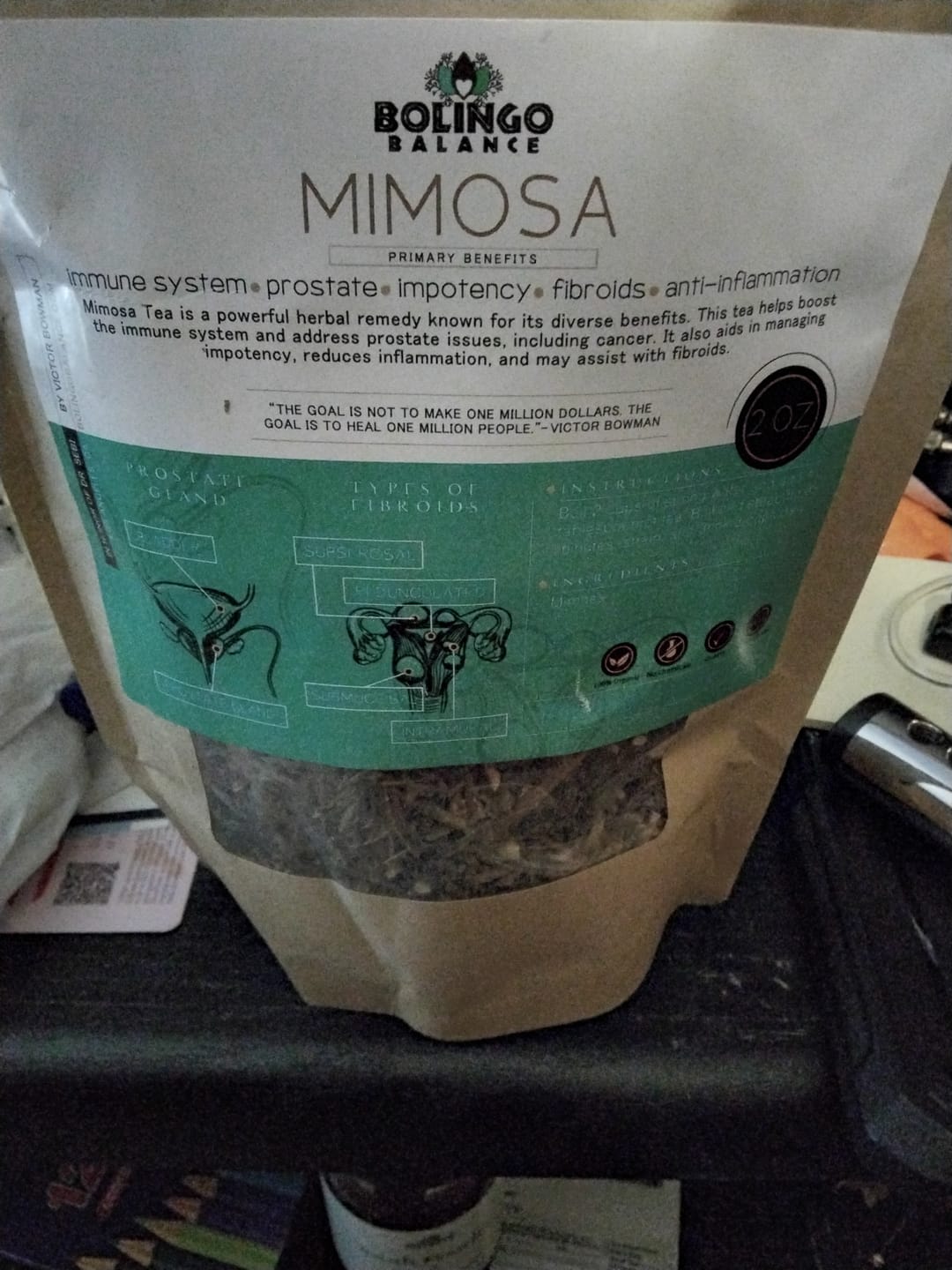 Customer photo review of MIMOSA TEA