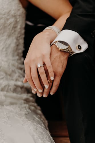 Customer photo review of Classic Ray Pattern Diamond Cufflinks