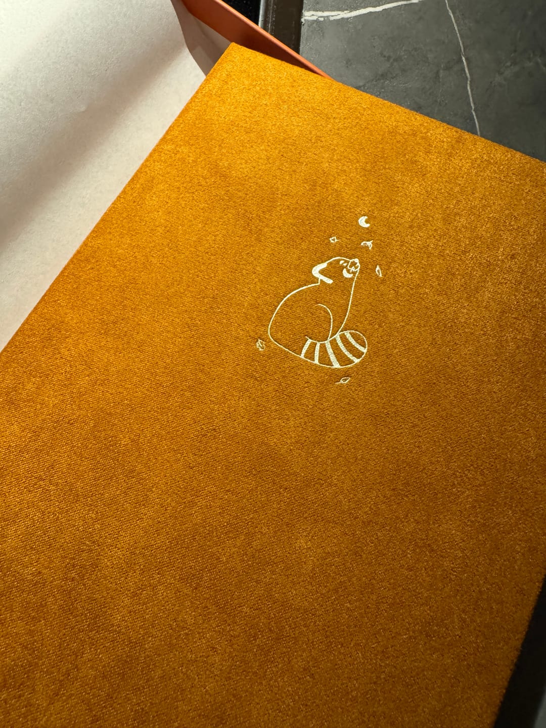Customer photo review of Tsuki ‘Red Panda’ Limited Edition A5 Bullet Journal ☾