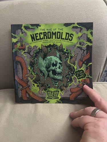 Customer photo review of Rise of the Necromolds Lore Book