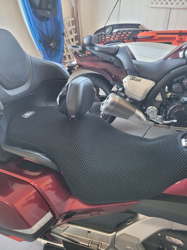 Customer photo review of Wind Rider Seat Cover
