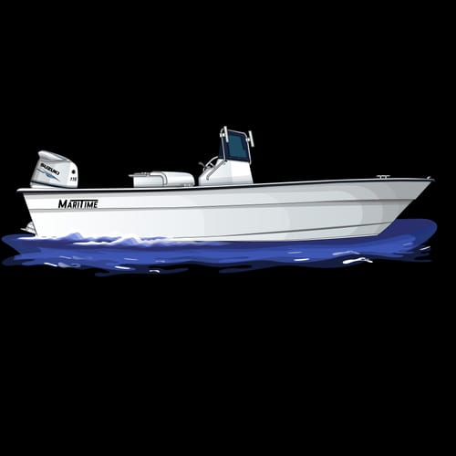 Customer photo review of Custom Digital Boat Artwork