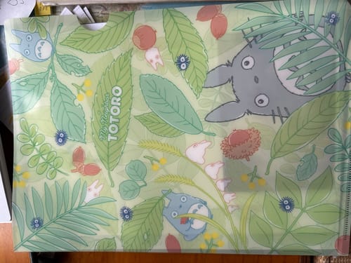 Customer photo review of Studio Ghibli My Neighbor Totoro Folder - Hidden In The Forest