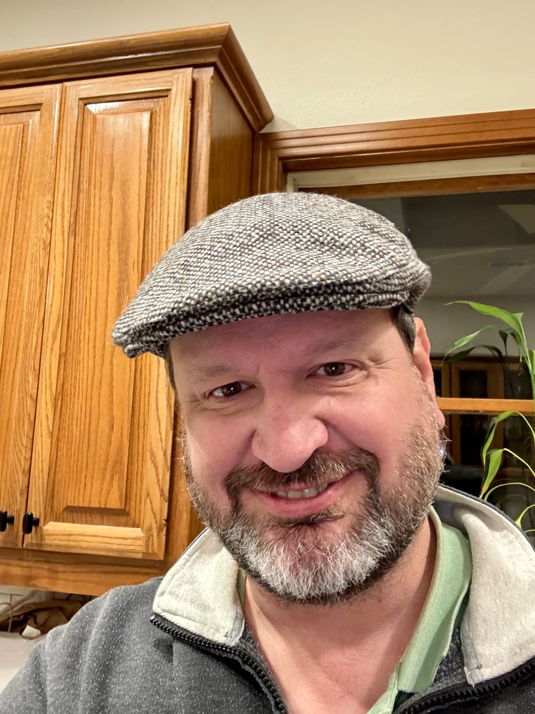 Customer photo review of Donegal Touring Cap Tweed