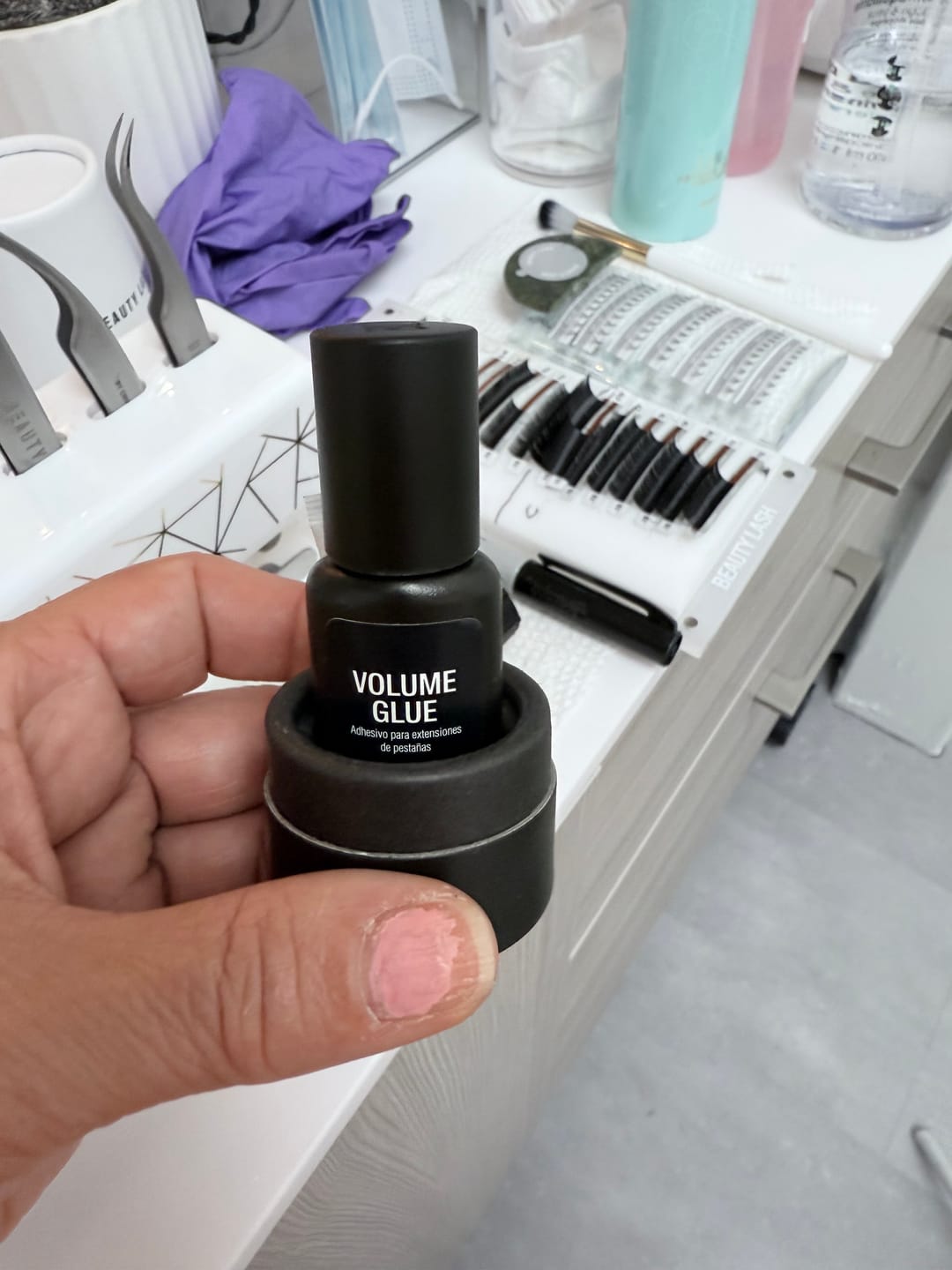 Customer photo review of Volume Glue