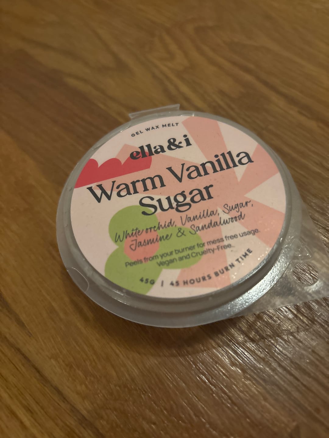 Customer photo review of Warm Vanilla Sugar Gel Melt - 20% off fragrance of the month