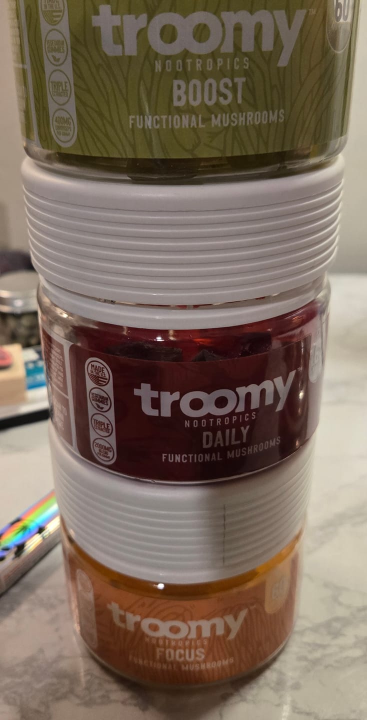 Customer photo review of Daily: 14 Mushroom Blend Gummies