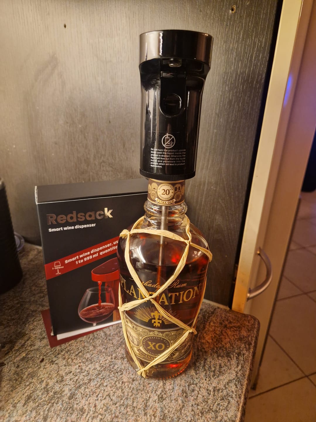 Customer photo review of Digitaler Getränkespender mit Mengenmodus