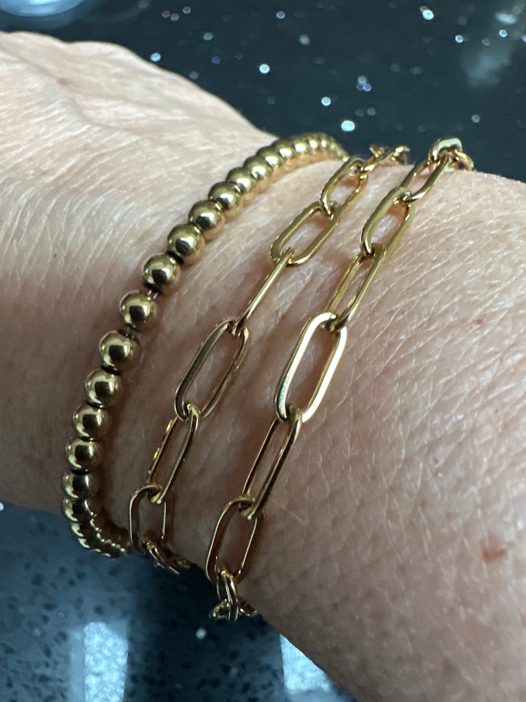 Customer photo review of Paperclip Necklace