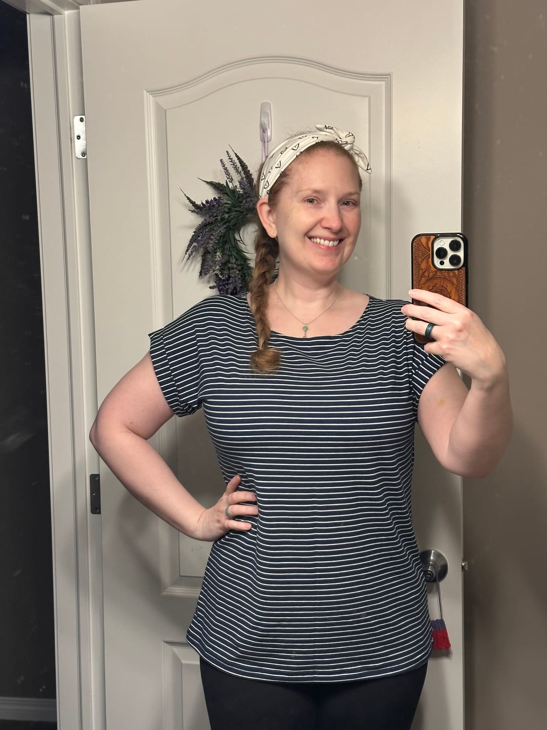 Customer photo review of *Freshly Baked* Cuff Tee