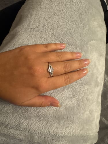 Customer photo review of Cluster Ring