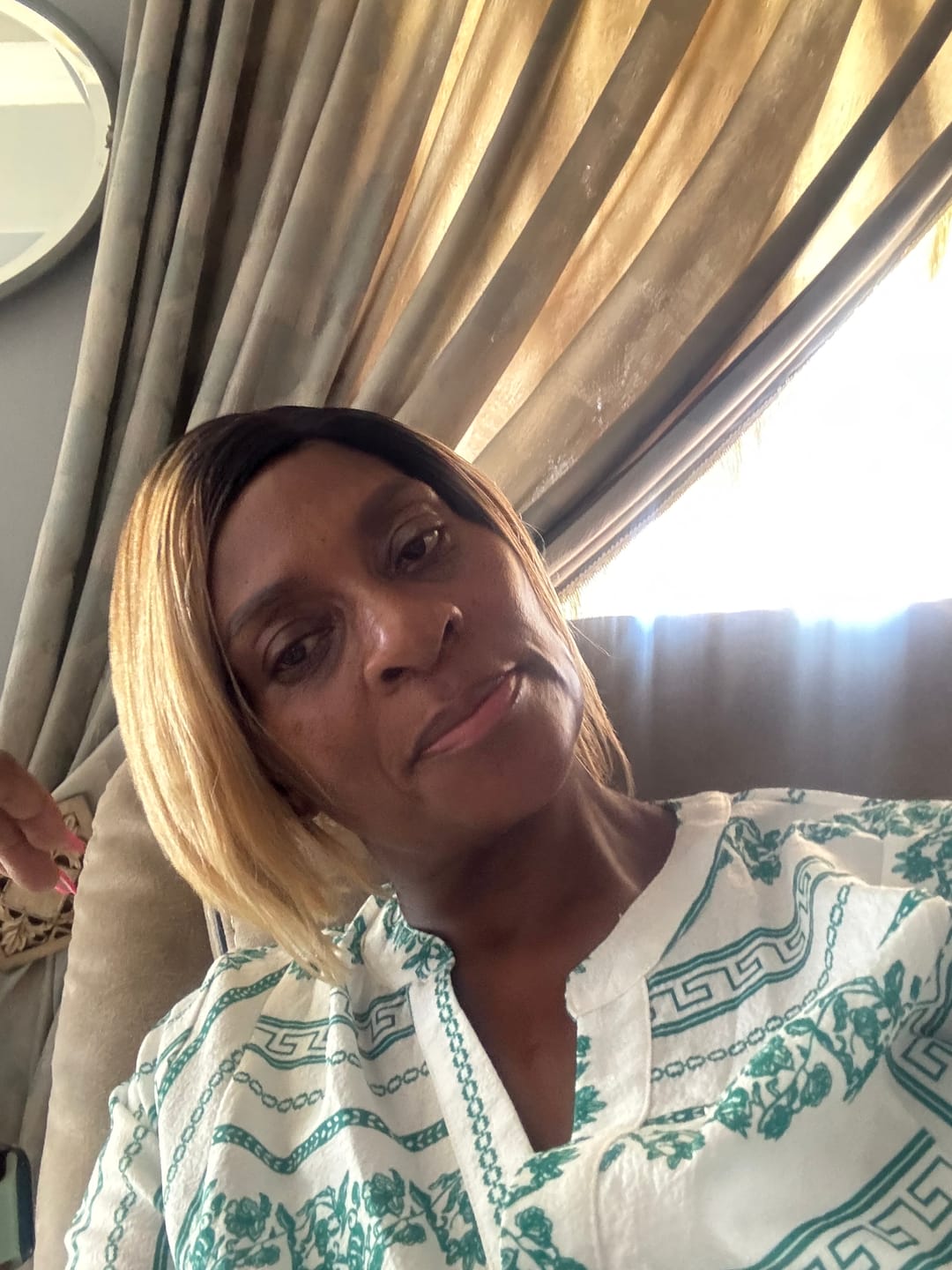 Customer photo review of Lace Pixie Wig