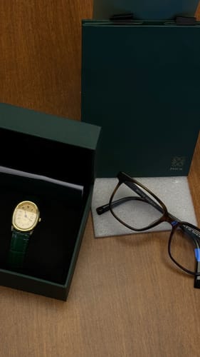 Customer photo review of Oval Bubble Diamond Watch (24mm x 30mm)