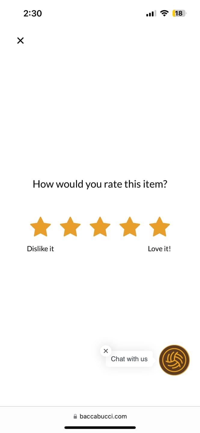 Customer photo review of Bacca Bucci Downtown Dynamo