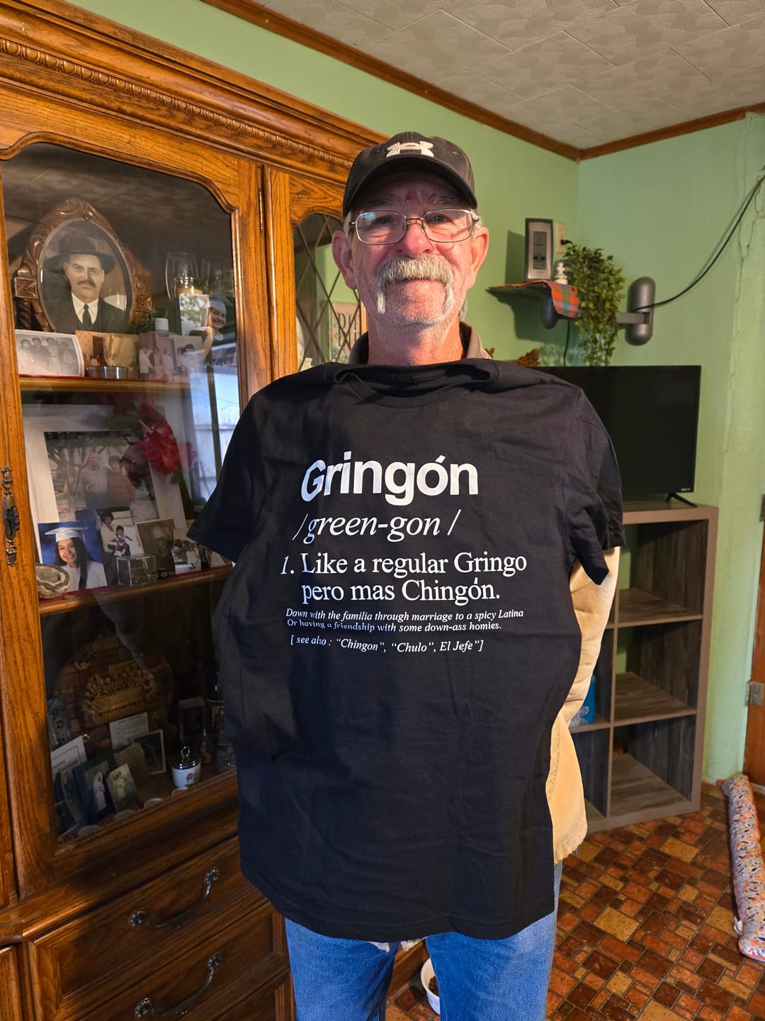 Customer photo review of El Gringon OG Old School T-Shirt