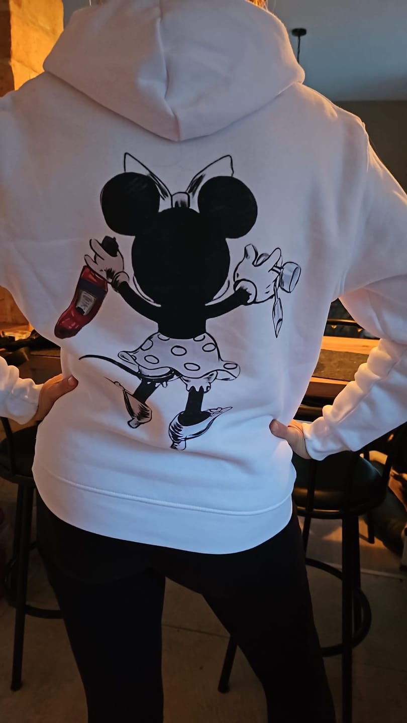 Customer photo review of APEROL MOUSE - Premium Hoodie