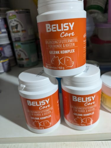 Kundenbewertung mit Foto zu BELISY > Gelenk Komplex < Gelenktabletten für Hunde & Katzen - 100 Tabletten