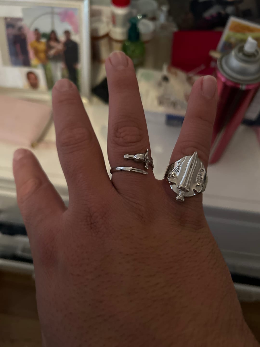 Customer photo review of CATACOMB SWORD RING