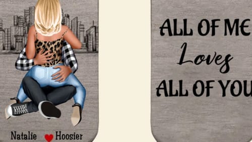 Customer photo review of Drive Safe - Perfect Gift For Couples - Personalized Engraved Stainless Steel Keychain