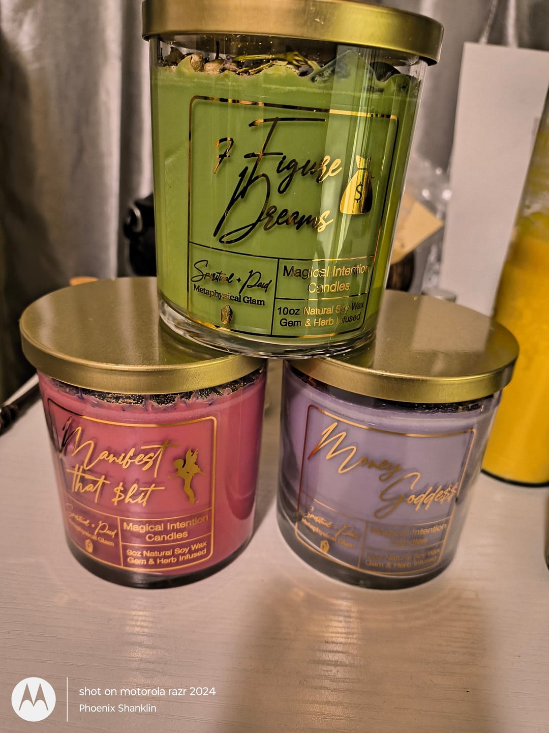 Customer photo review of Manifest that shit  Magical Candle