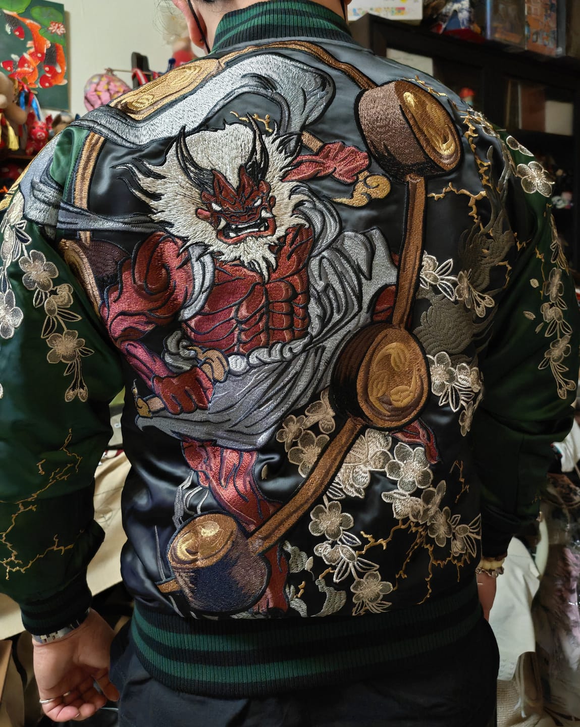 Customer photo review of Raijin & Fujin Sukajan Souvenir Jacket