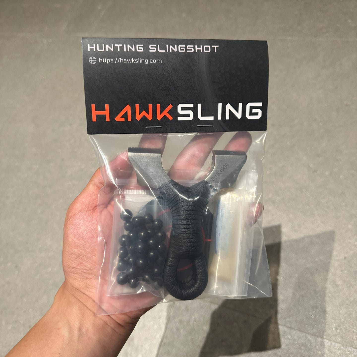 Customer photo review of Stainless Steel Lightweight Hunting Slingshot