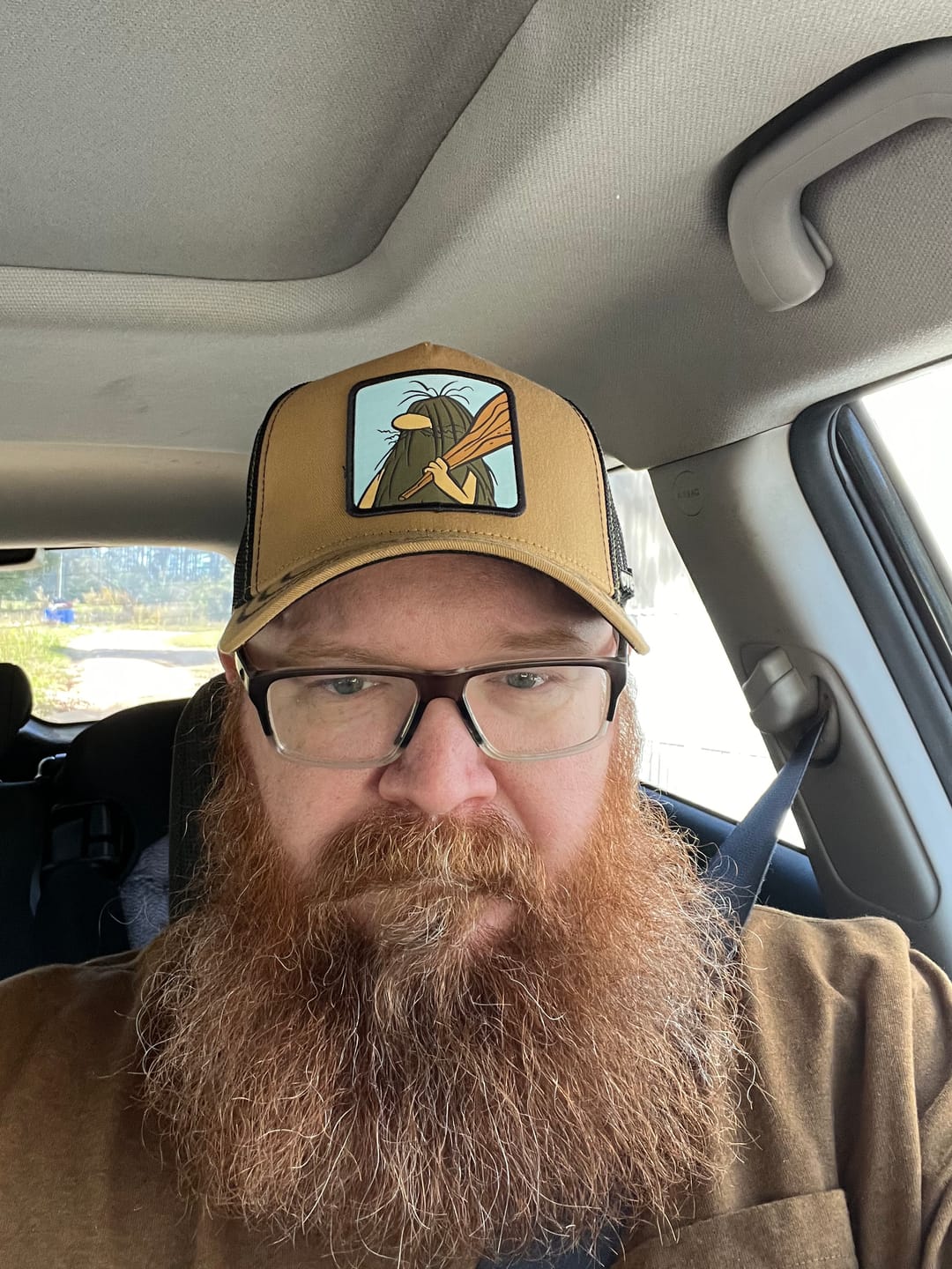 Customer photo review of OVERLORD X Hanna-Barbera: Captain Caveman Trucker Cap
