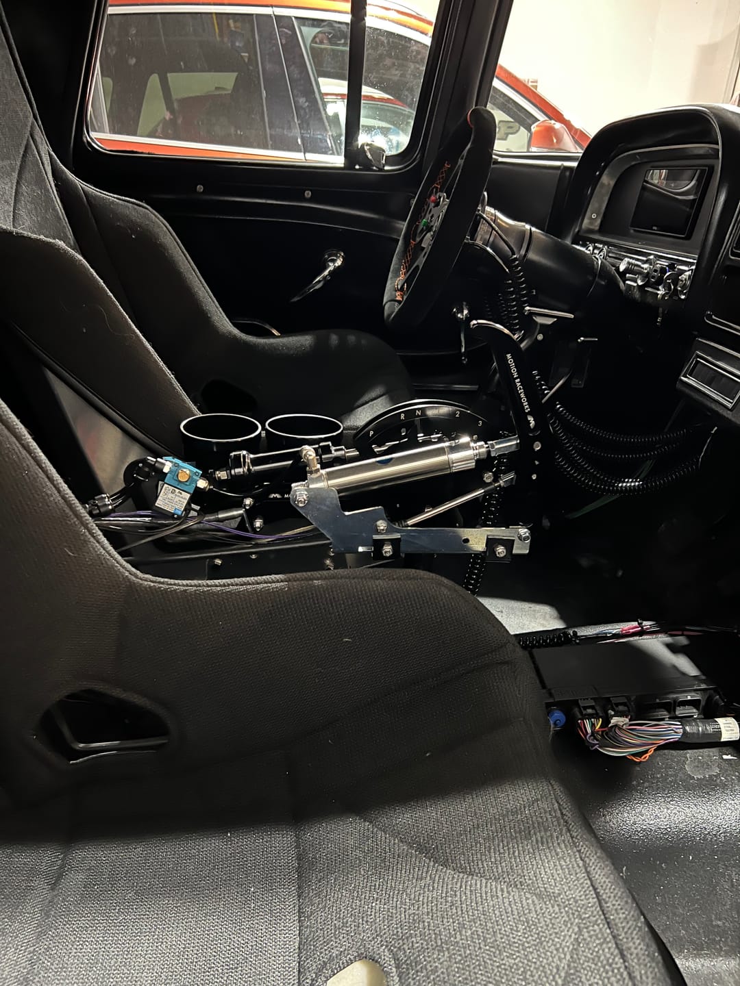 Customer photo review of Motion Raceworks Black Billet CO2 Activated Parachute Handle Release Lever & Cable Mount Kit 14-030BLK
