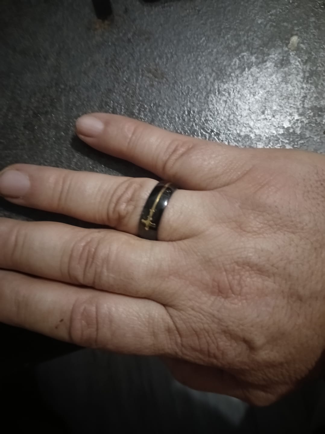 Customer photo review of Bague de la Guerre Sainte