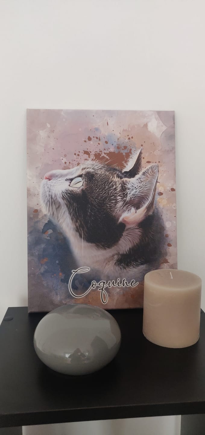 Customer photo review of Portrait Aqua Art