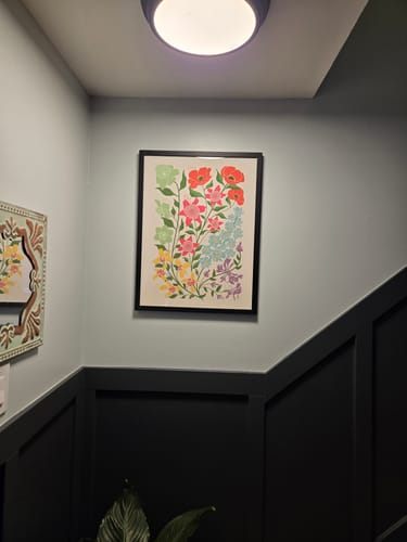 Customer photo review of Family Birth Flower Illustration