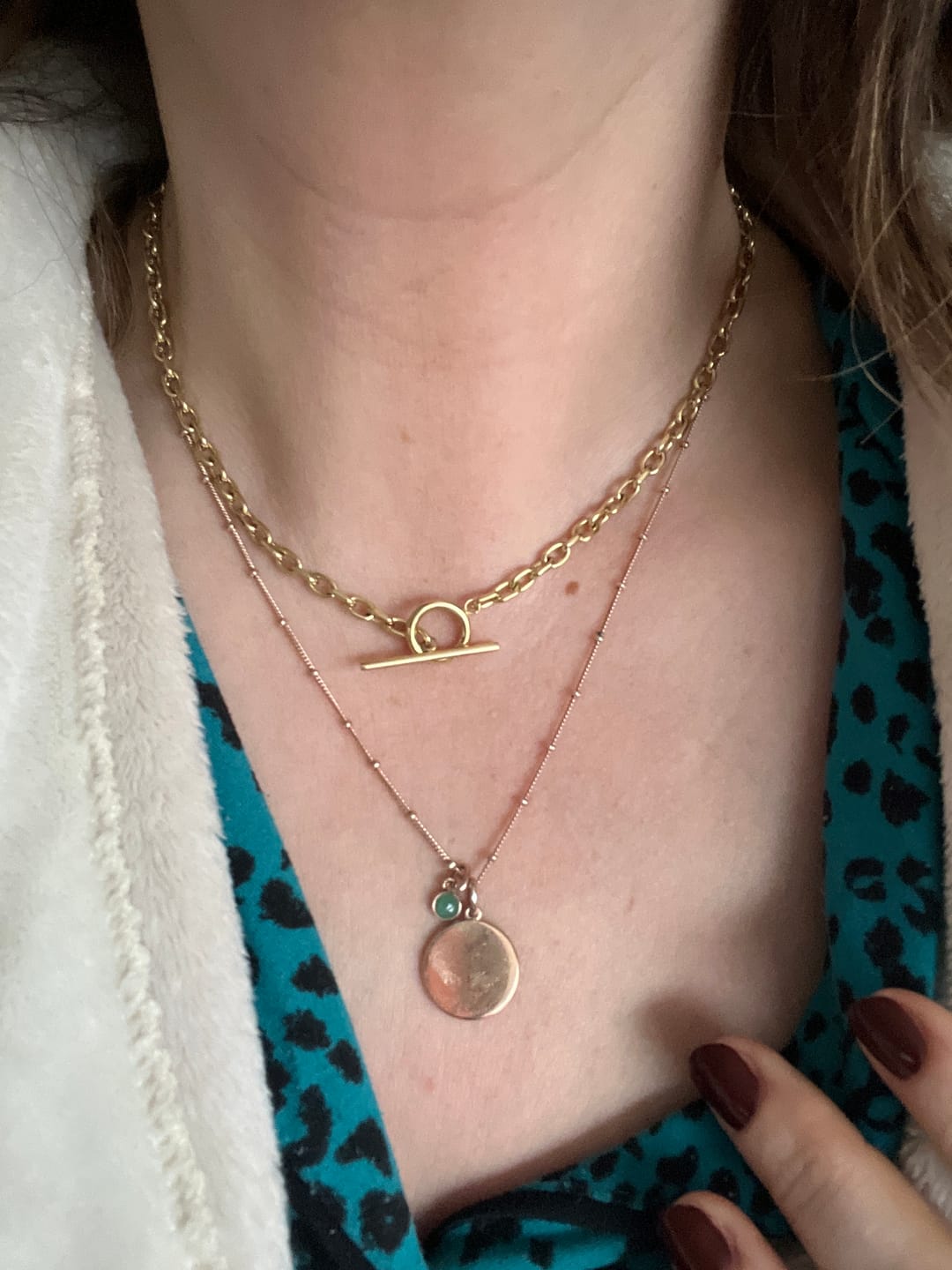 Customer photo review of Cuban Choker Necklace