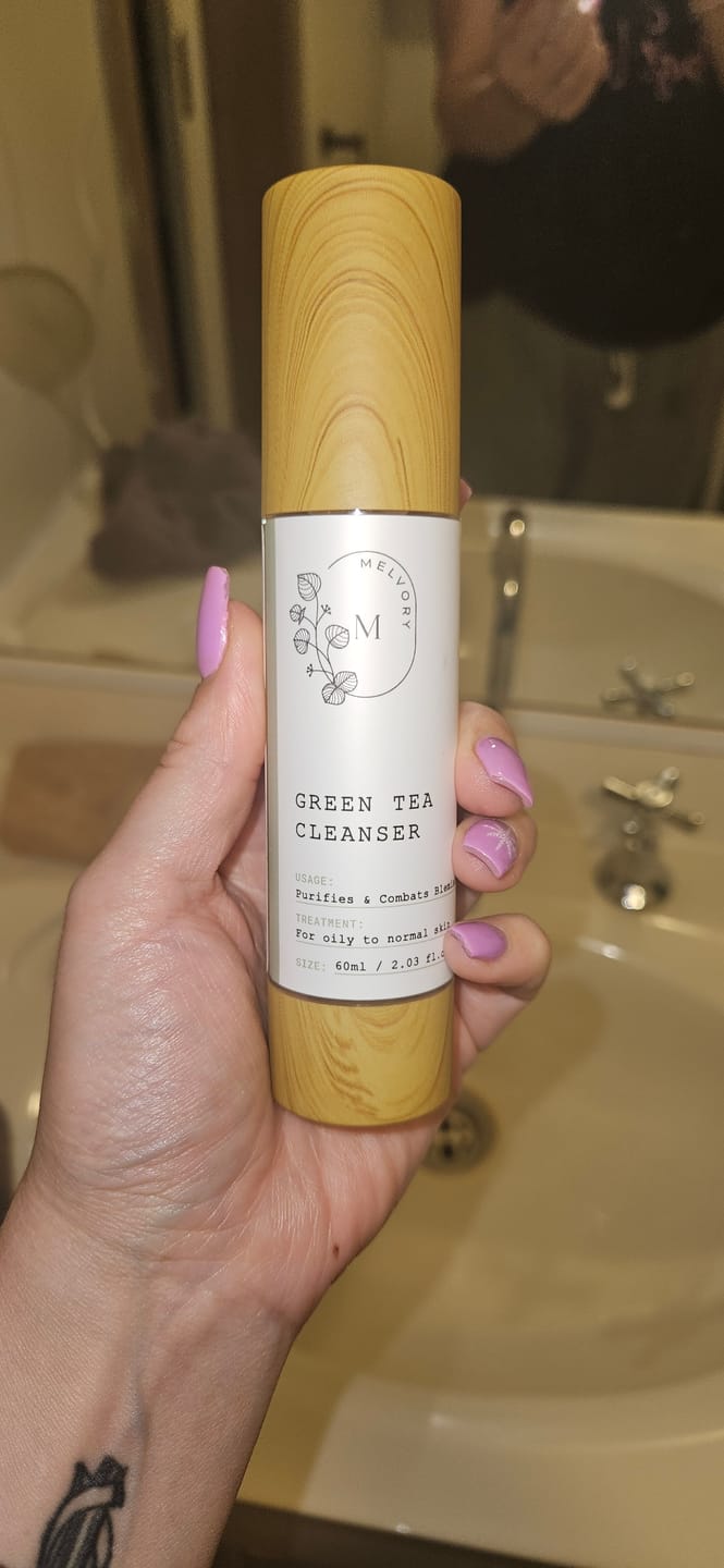 Customer photo review of Green Tea Cleanser