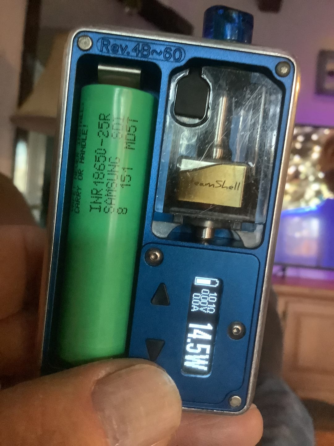 Customer photo review of Samsung 25R 18650 2500mAh 20A Battery