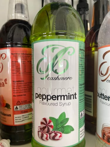 Customer photo review of Peppermint Coffee Syrup