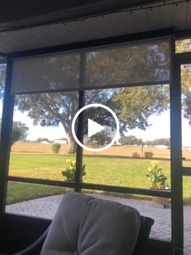 Customer video review of SmartWings Motorized Outdoor Shades 1%/3%/5% Openness