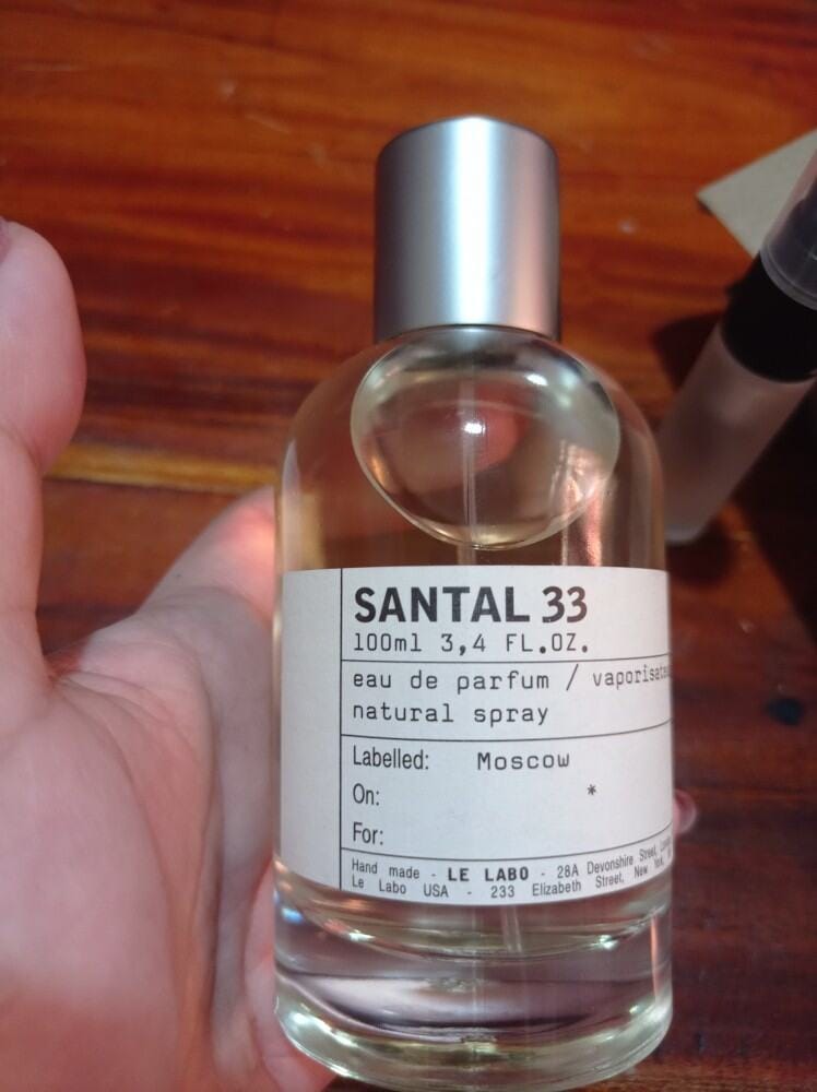Customer photo review of Le Labo Fragrance