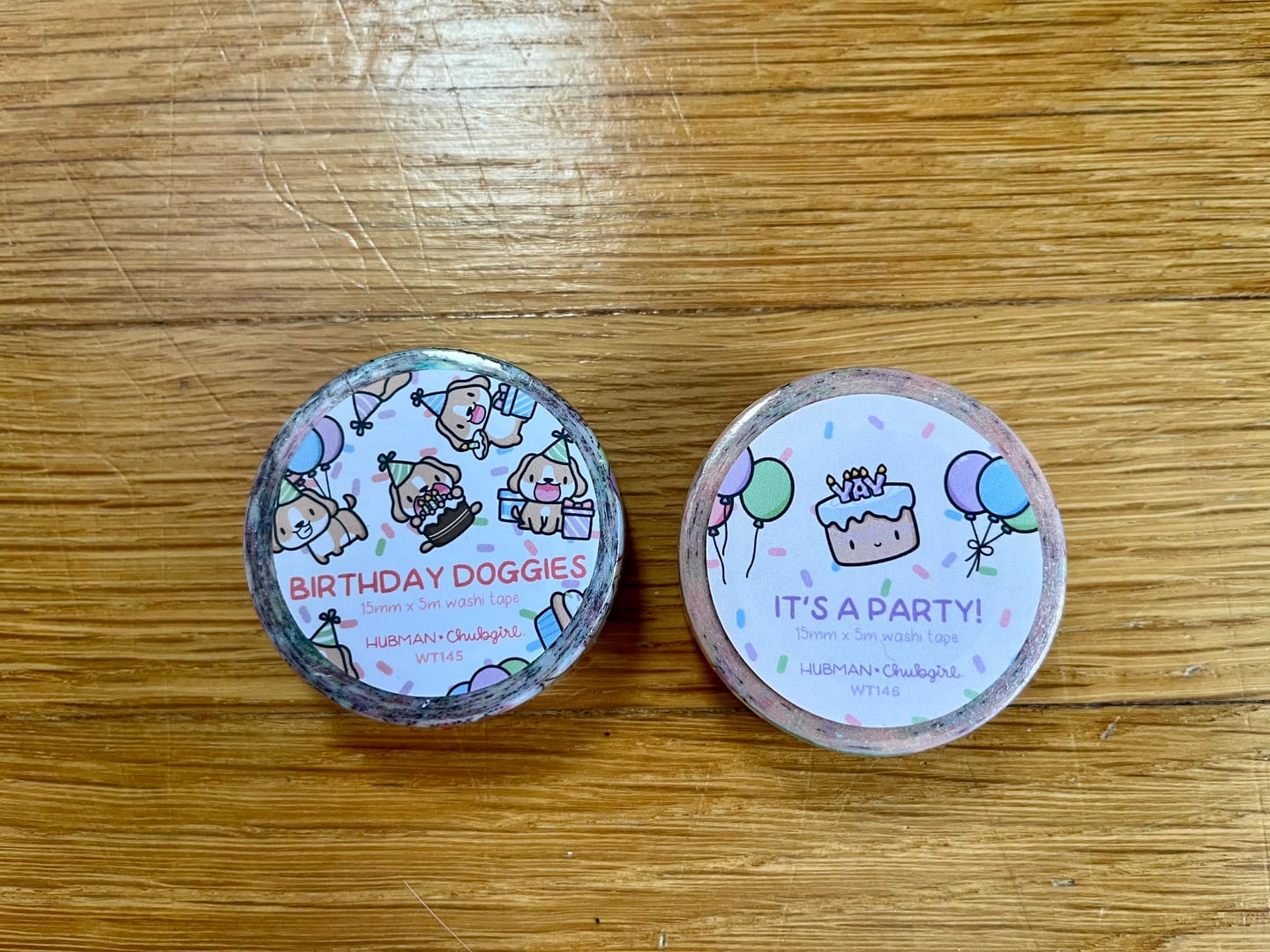 Customer photo review of Happy Birthday Washi Tape (Set of 2)