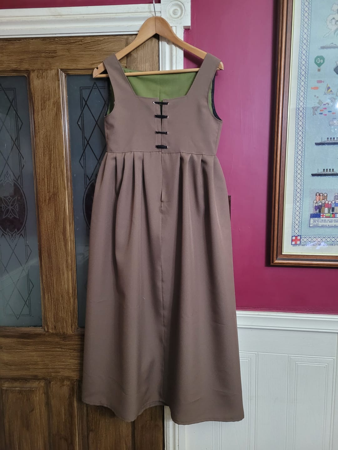 Customer photo review of Plain Polyester Suiting Fabric