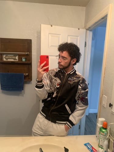 Customer photo review of Four Legendary Creatures Sukajan Souvenir Jacket